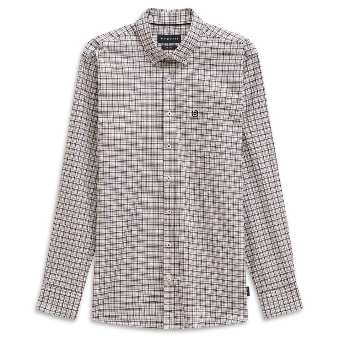 Мужская рубашка в клетку Bugatti | Фото 1
