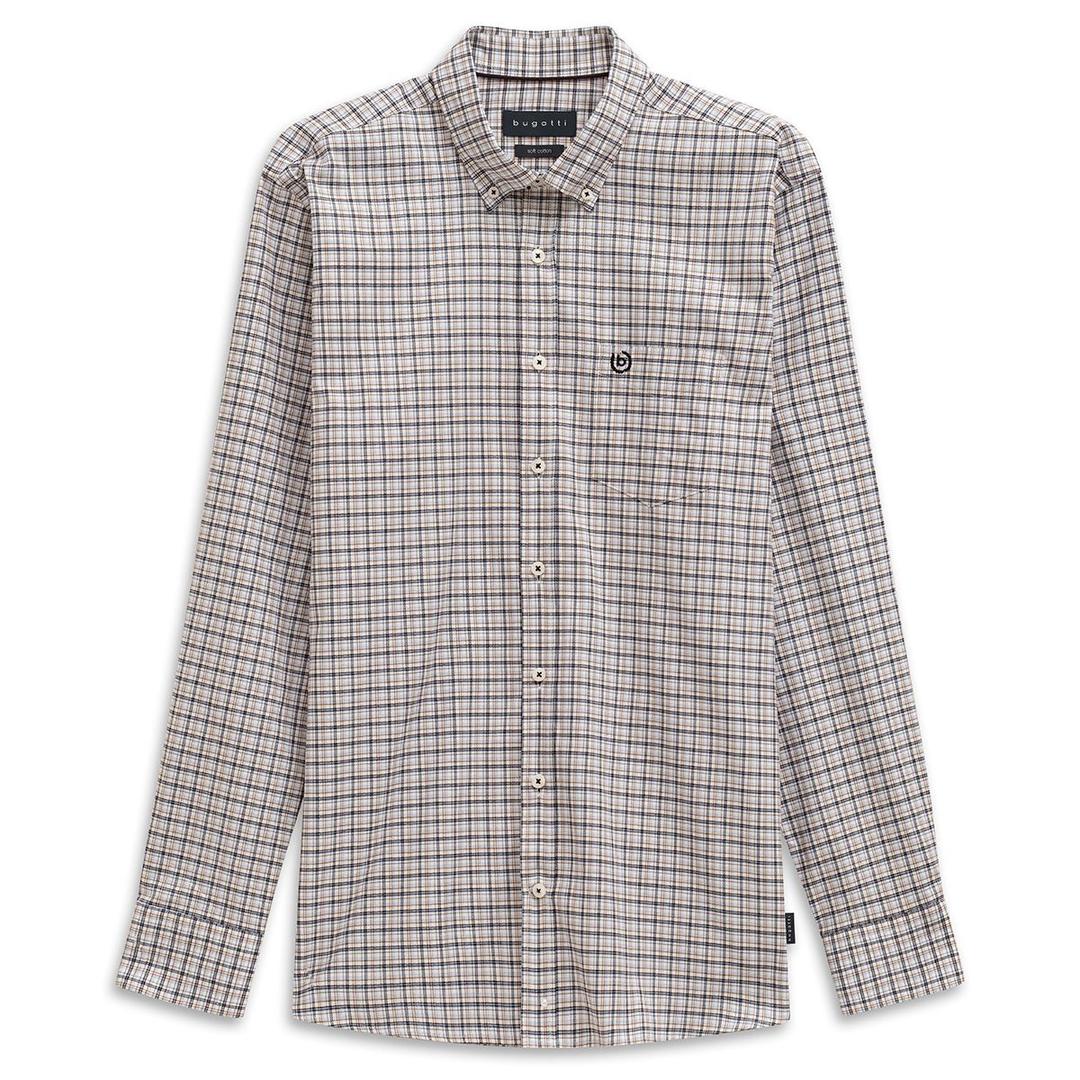 Мужская рубашка в клетку Bugatti | Фото 1