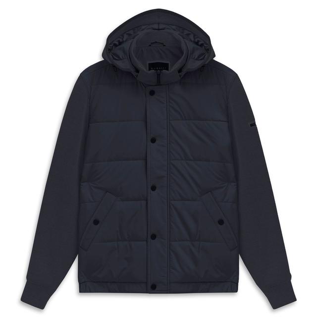 Мужская стеганая куртка с трикотажными рукавами Bugatti