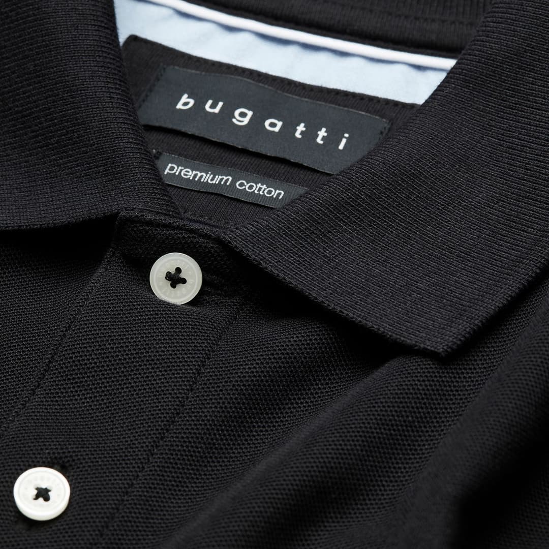 Мужское поло из хлопкового пике Bugatti | Фото 5