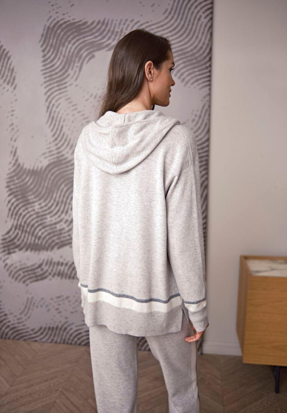 Женское кашемировое худи на молнии MIR CASHMERE | Фото 5