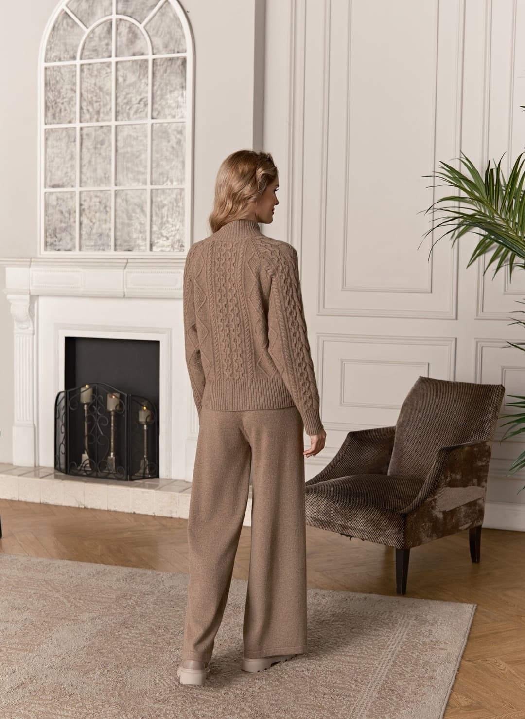 Женские брюки из кашемира MIR CASHMERE | Фото 5