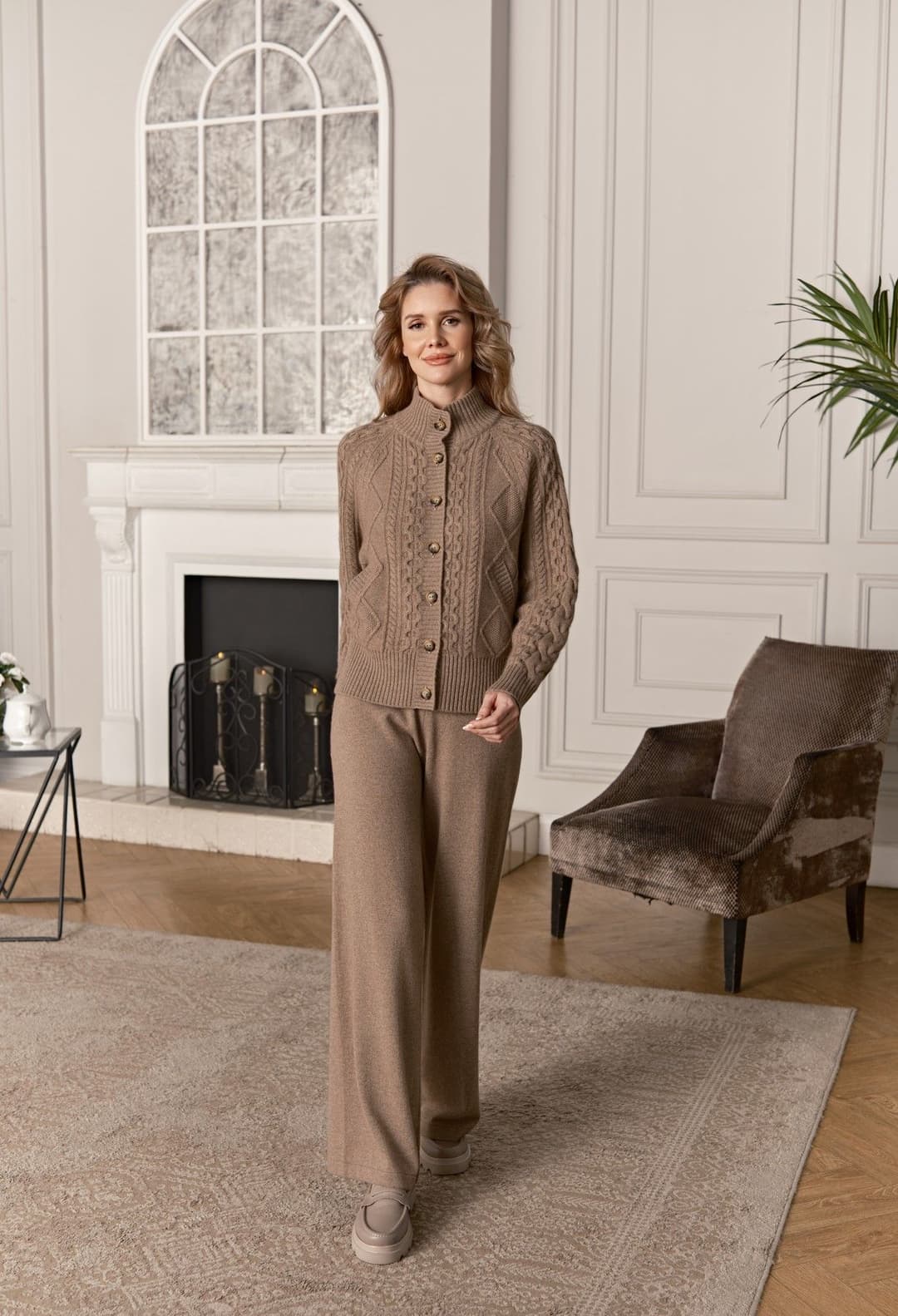 Женские брюки из кашемира MIR CASHMERE | Фото 3