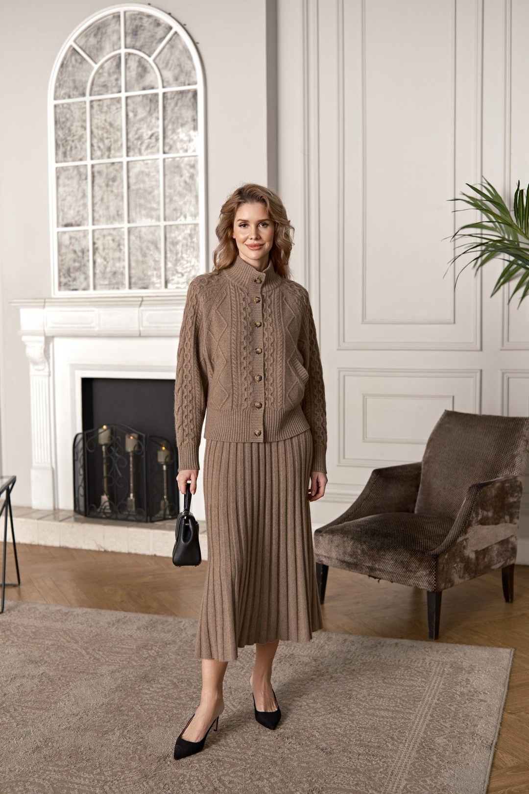 Женский кардиган с узором MIR CASHMERE | Фото 6