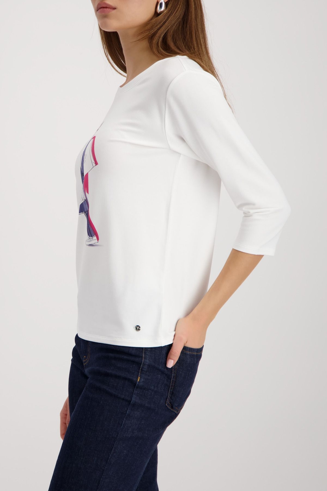 Женская футболка с принтом Monari | Фото 4