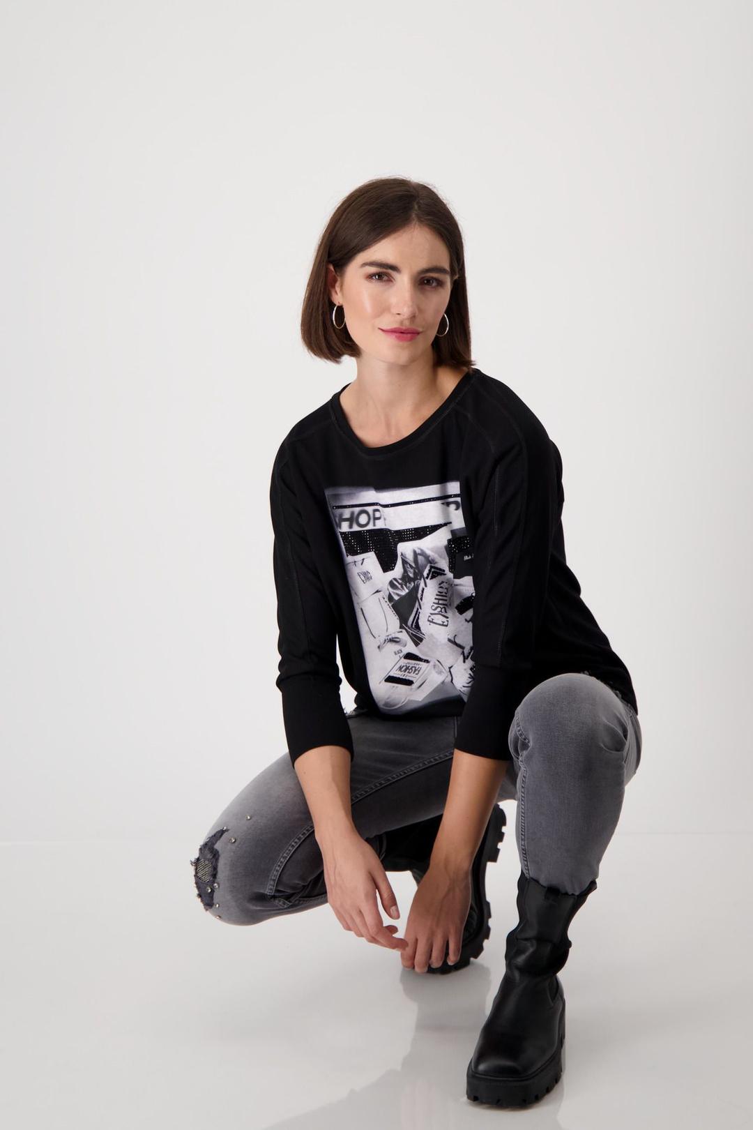 Женский лонгслив с фотопринтом Monari | Фото 5