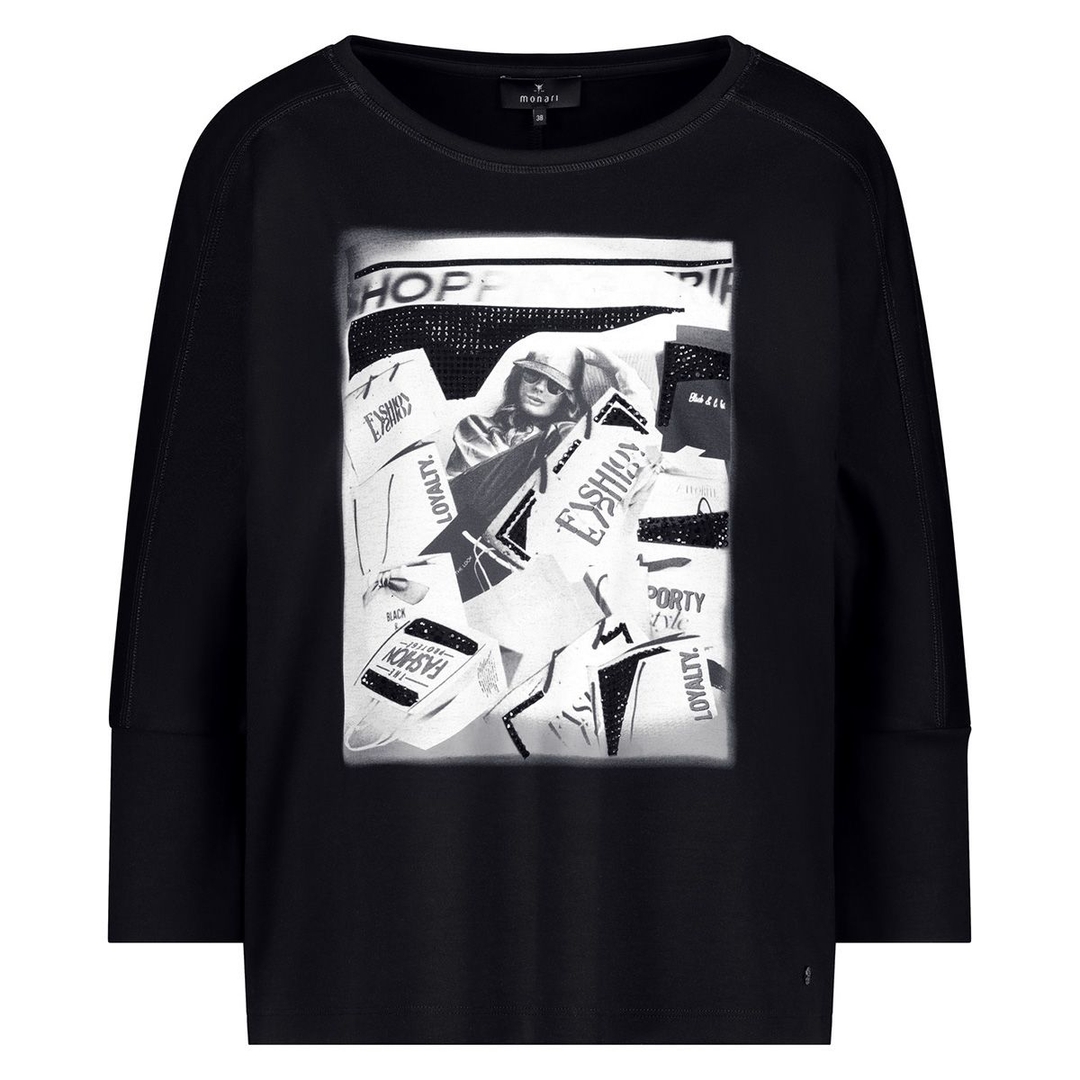 Женский лонгслив с фотопринтом Monari | Фото 1