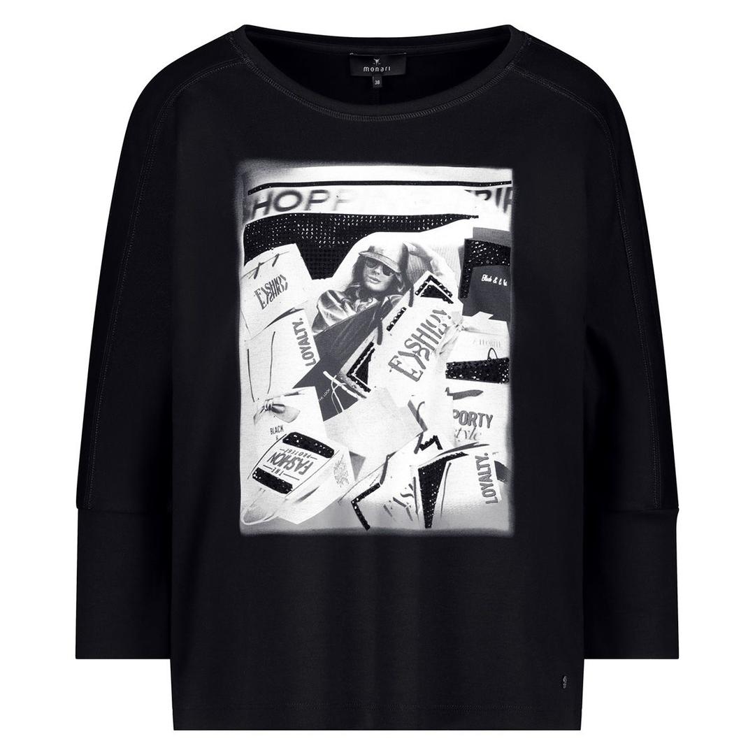 Женский лонгслив с фотопринтом Monari | Фото 1