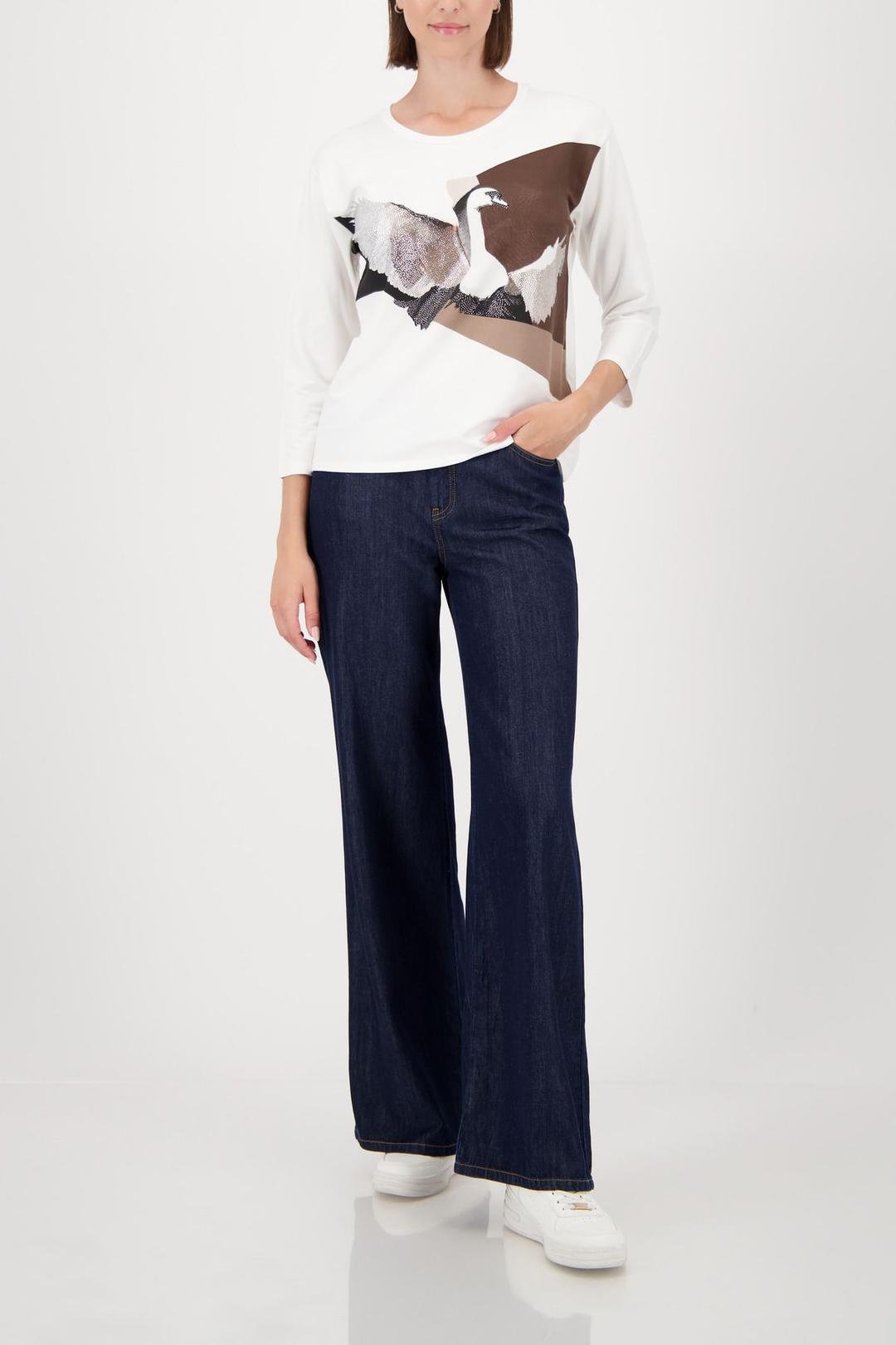 Женский лонгслив с принтом Monari | Фото 5