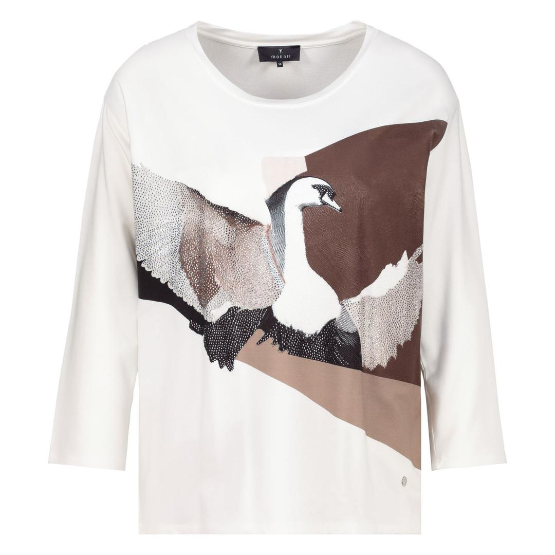 Женский лонгслив с принтом Monari | Фото 1