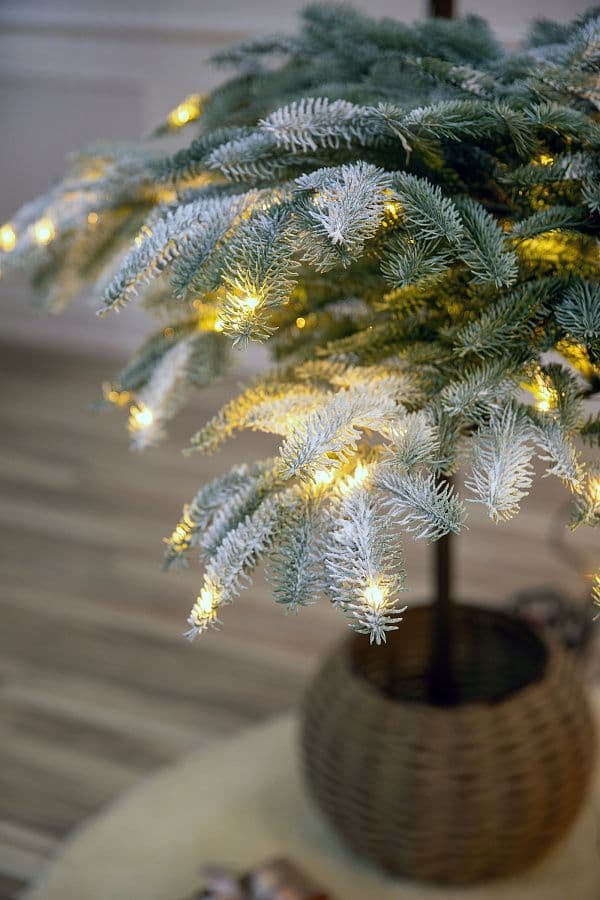 Ель с лампочками Аларис иней Max Christmas, 1.35 м | Фото 2