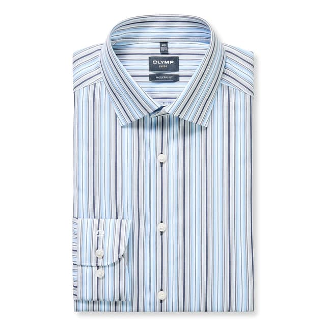 Мужская сорочка в полоску Olymp Luxor