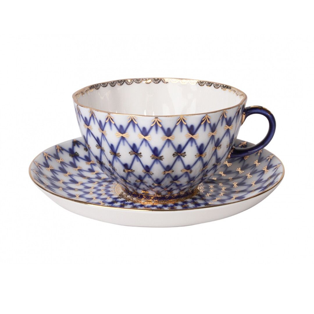 Чайная пара ИФЗ Кобальтовая сетка | Фото 1