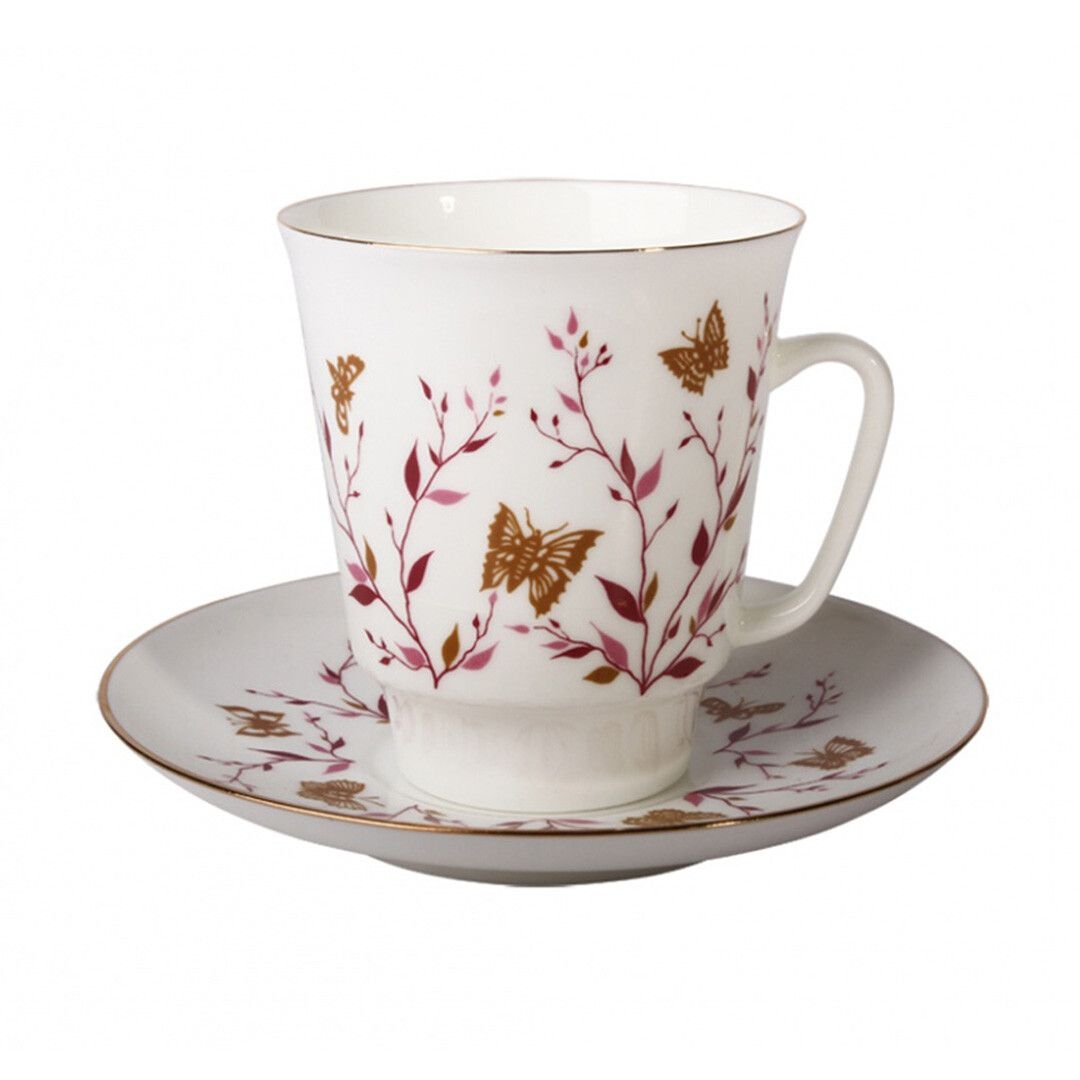 Кофейная пара ИФЗ Розовые веточки | Фото 1