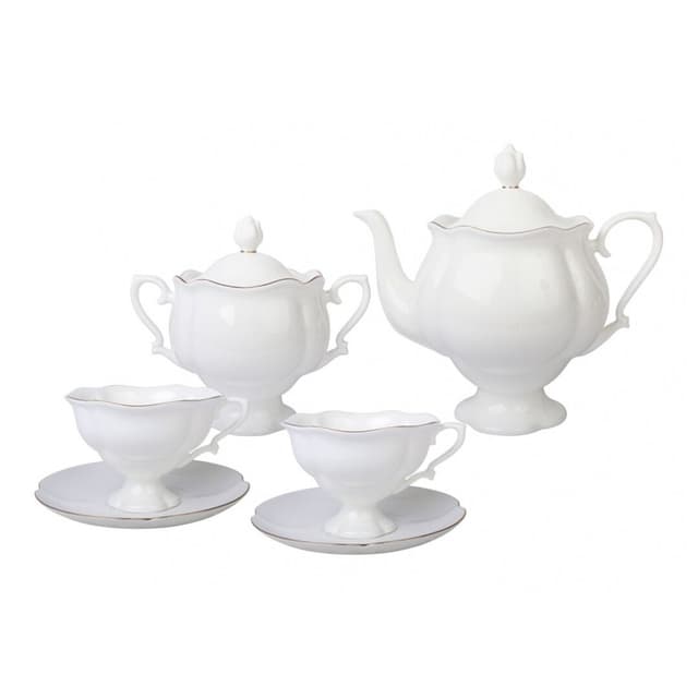 Сервиз чайный ИФЗ Золотая лента, 6 персон