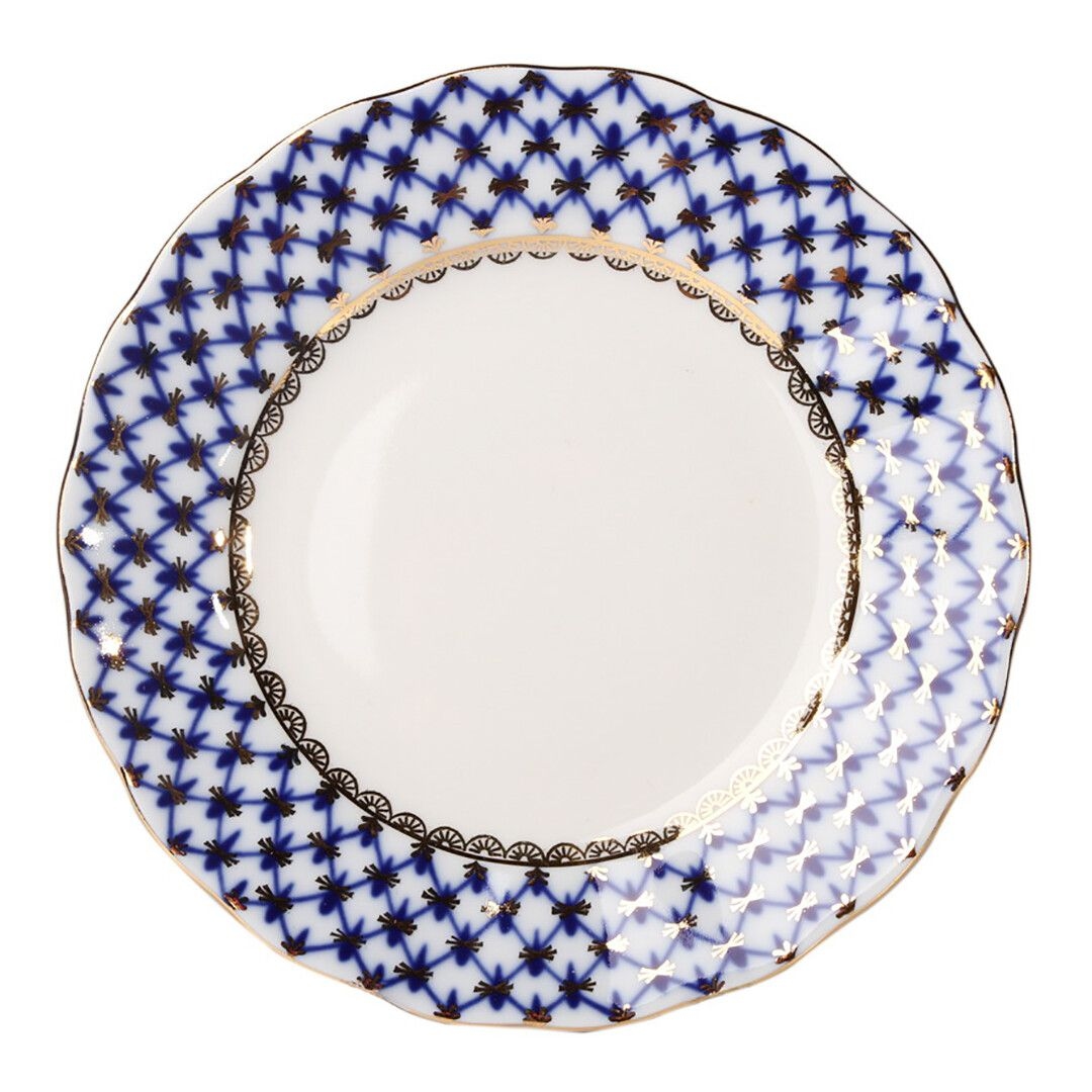 Тарелка ИФЗ Кобальтовая сетка 15 см | Фото 1