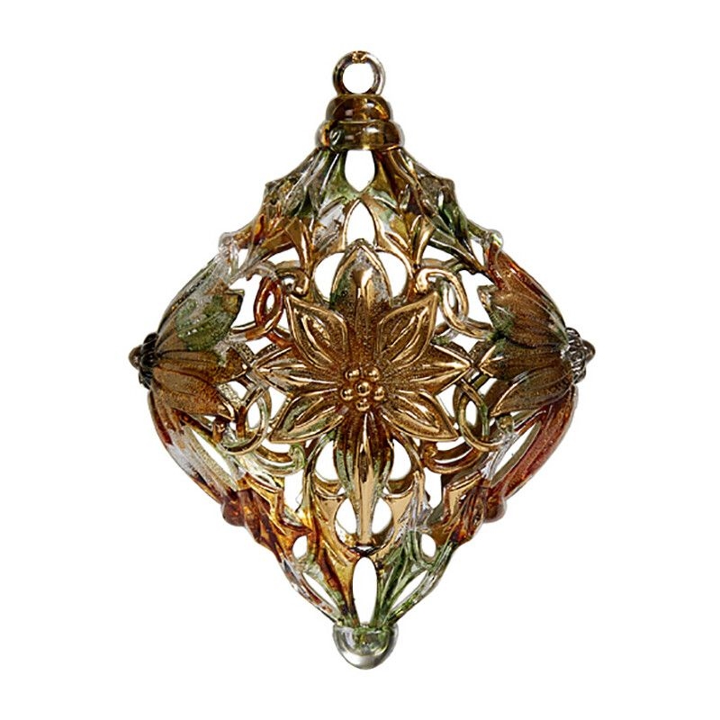 Ёлочная игрушка ЦВЕТОЧНАЯ ФАНТАЗИЯ, Holiday Classics, 9*14 см см | Фото 1