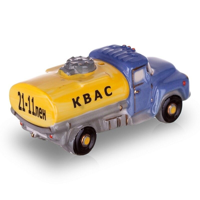 Ёлочная игрушка Цистерна квас Фарфоровая мануфактура | Фото 2