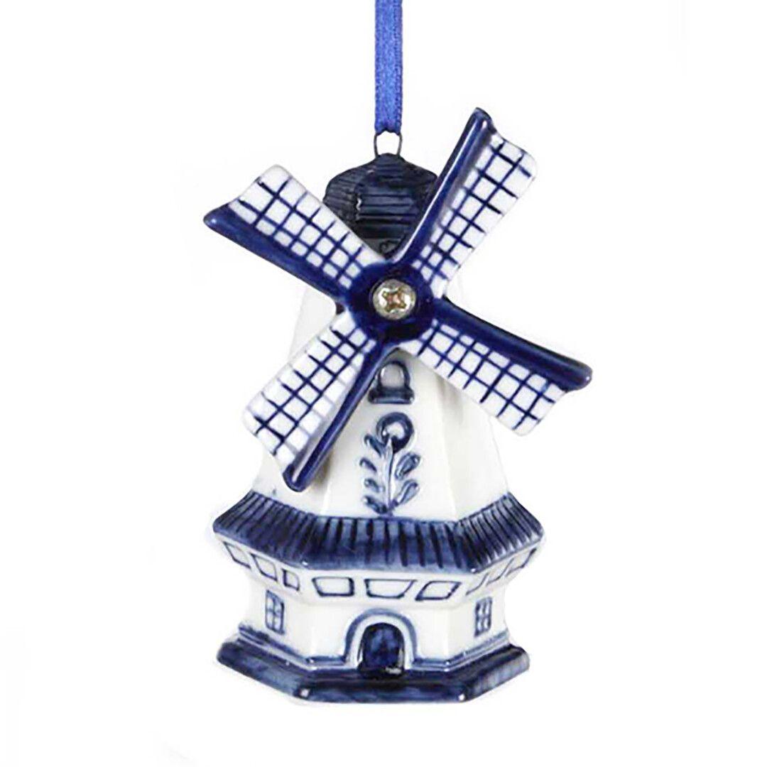Ёлочная игрушка Мельница в ассортименте, Kurt S. Adler, 7,5 см | Фото 2