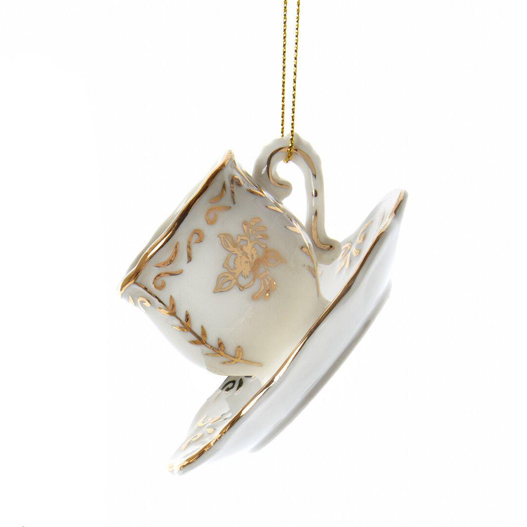 Ёлочная игрушка Чайная пара в ассортименте, Kurt S. Adler, 7,5 см | Фото 3