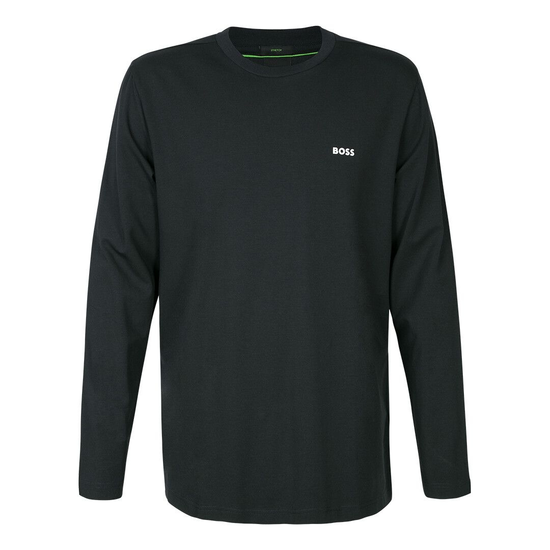 Мужской лонгслив из эластичного хлопка BOSS Green | Фото 1