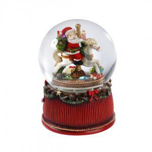 Новогодний сувенир Вотербол Дед Мороз, Inge Glas, 15 см
