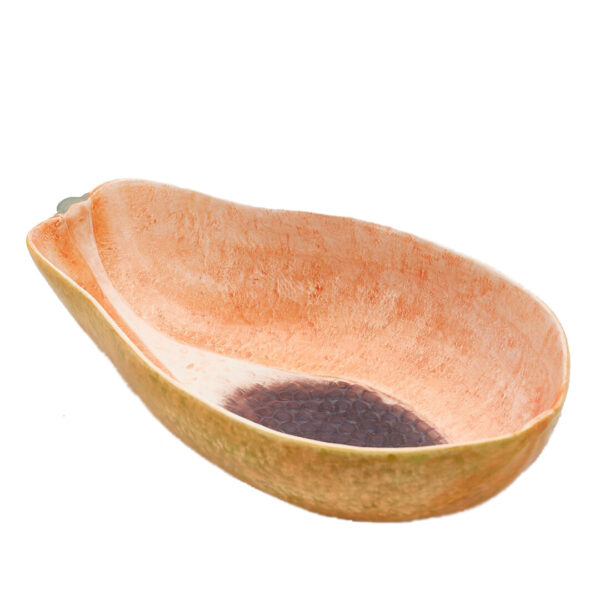 Блюдо декоративное Папайя EDG, оранжевый, 31*19 см
