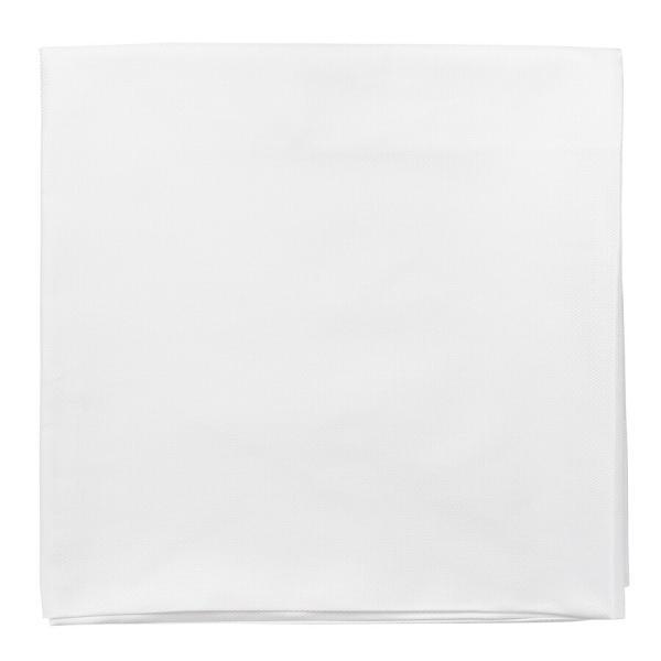 Скатерть Essential, белый с фактурным жаккардовым рисунком, 180 х 180 см, Tkano