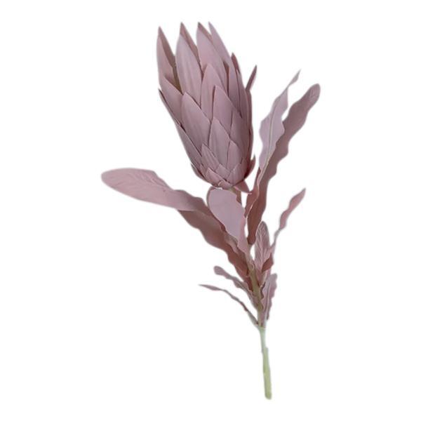 Новогоднее украшение Цветок Протея, розовый, 70 см