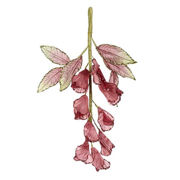 Новогоднее украшение Цветок, Goodwill, розовый, 28 см