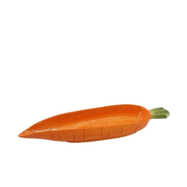 Блюдо декоративное Морковь, Goodwill, оранжевый, 25 см