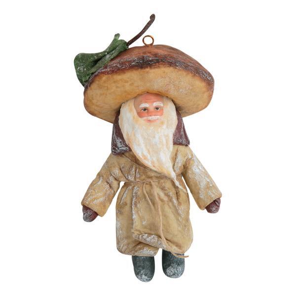 Ёлочная игрушка Гриб-боровик, Мастера России, коричневый, 12 см