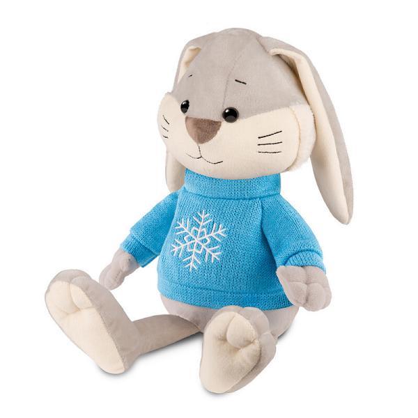 Мягкая игрушка Кролик Клепа в свитере, Дивале, Символ года, 20 см