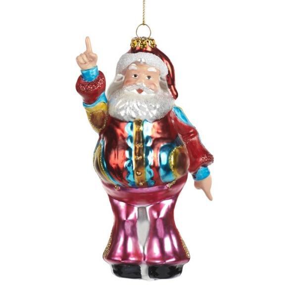 Елочная игрушка Диско Дед Мороз, Goodwill, 16 см