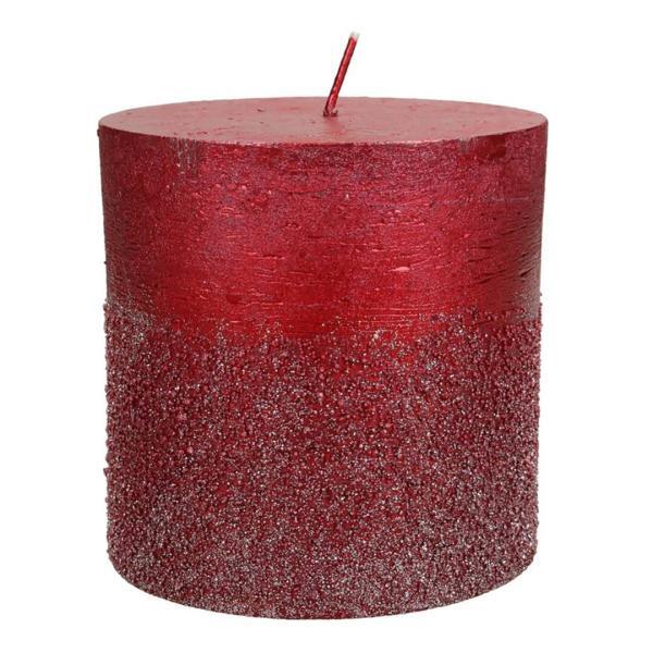 Свеча декоративная, Kersten, красный, 10 см